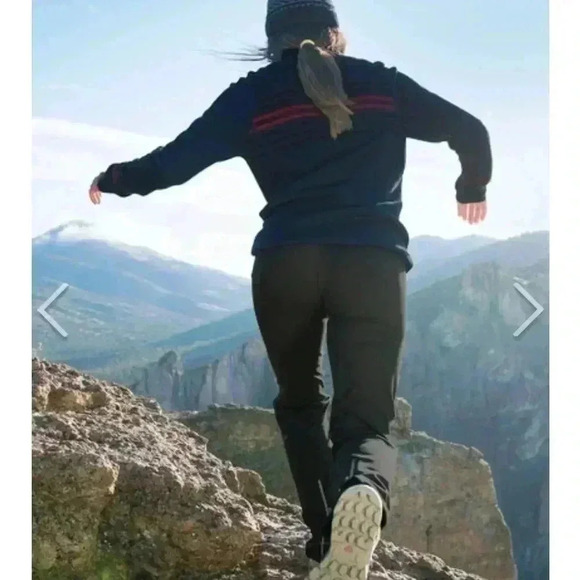 Title nine Super Power 1/4 Zip Sweater - Stripe Sz XS - Picture 5 of 5